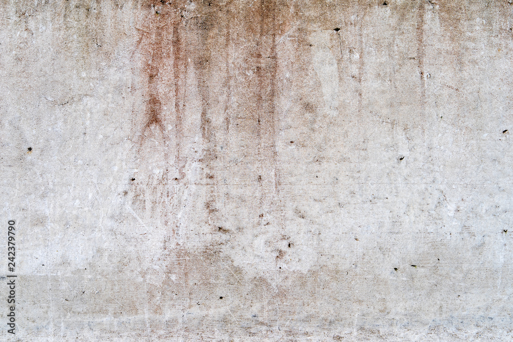 Obraz premium Aged concrete with red patterns and cracks - high quality texture / background