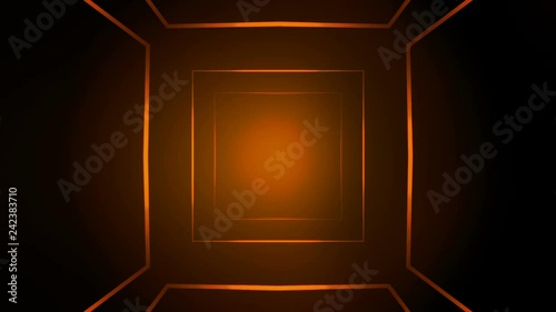 Neon lights, abstract seamless background, looped animation, fluorescent ultraviolet light, glowing neon lines, cubes , modern colorful art