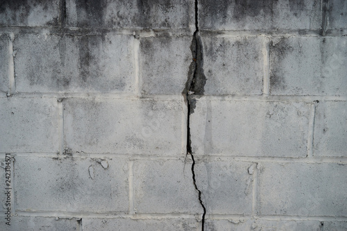 texture of old wall cracked
