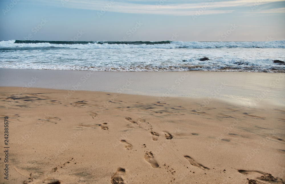 Gurubebila beach in Sri Lanka. Indian ocean. Sunset. The City Of Weligama Gurubebila beach in Sri Lanka. Indian ocean. Sunset. The City Of Weligama