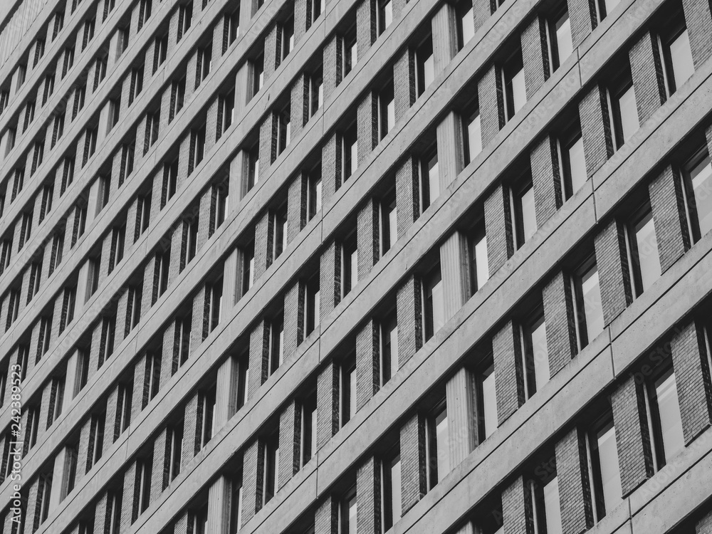 facade of modern building facade of modern building