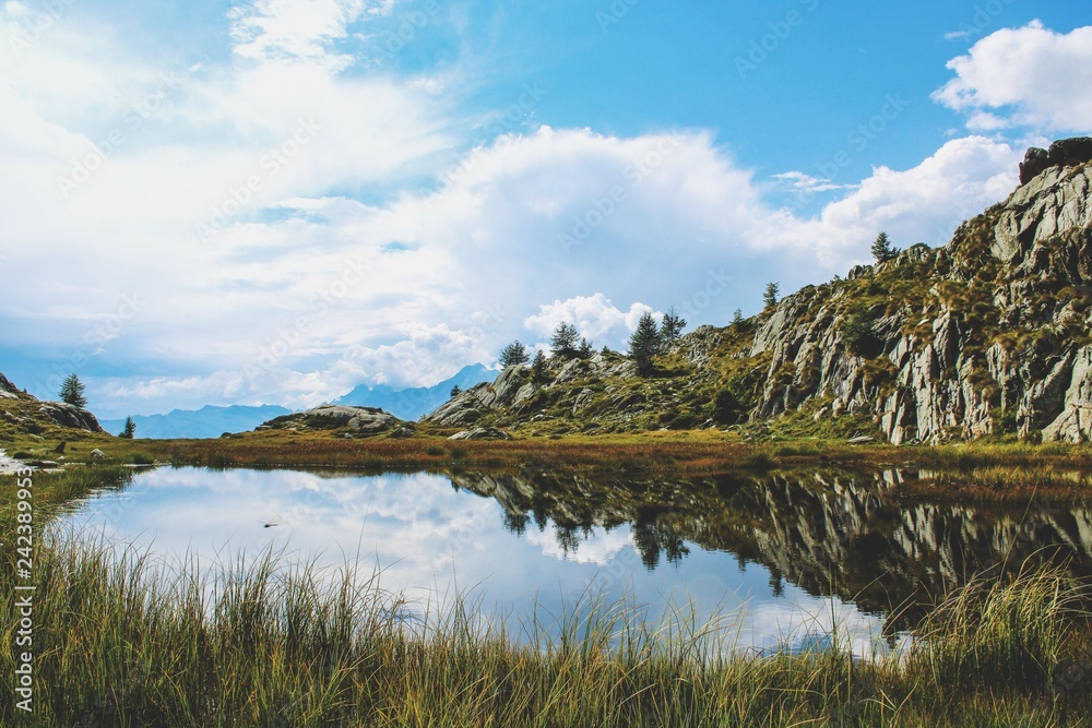 Italy-Lake in Alpe Prabello,Lanzada 2287m🇮🇹