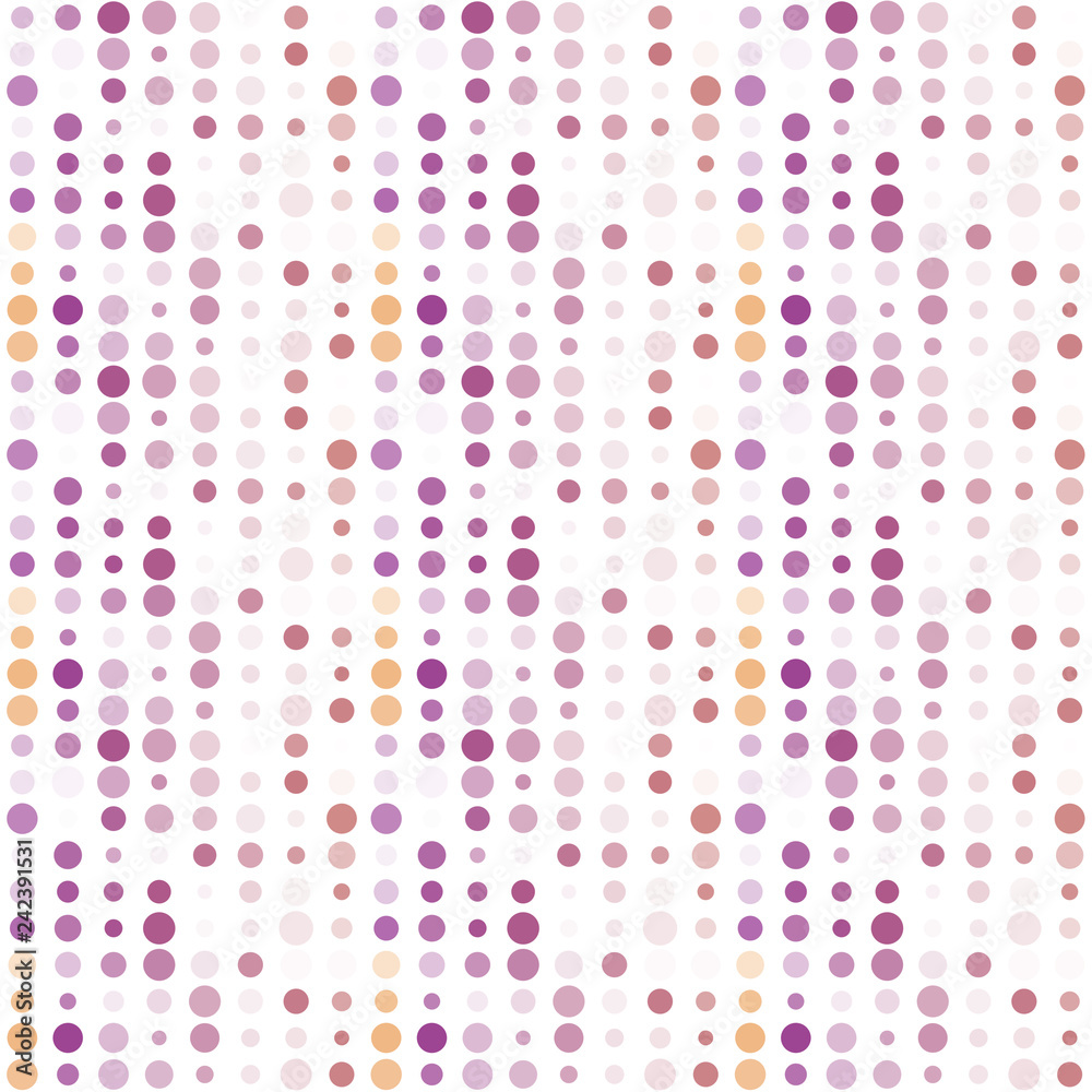 Seamless abstract pattern background with a variety of colored circles. Seamless abstract pattern background with a variety of colored circles.