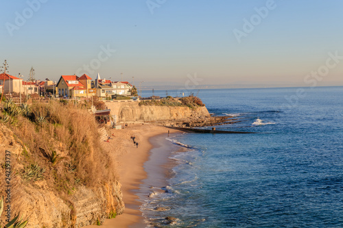 Vista da Praia das Avencas na Parede Cascais Portugal photo