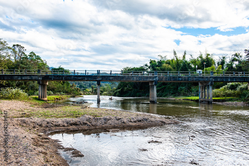 The river in Mueang Khong district photo