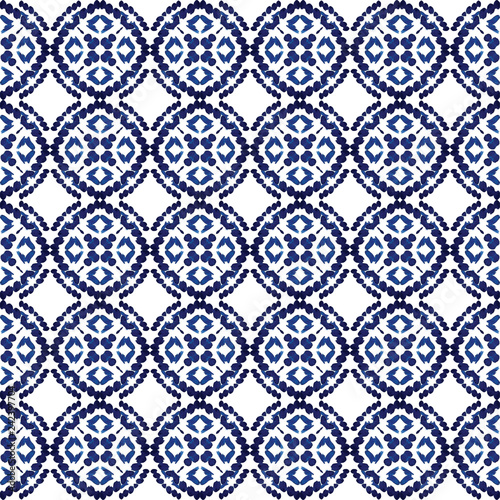 Indigo Blue Geometric Background Pattern Wallpapers, Seamless Geometric Background Patterns