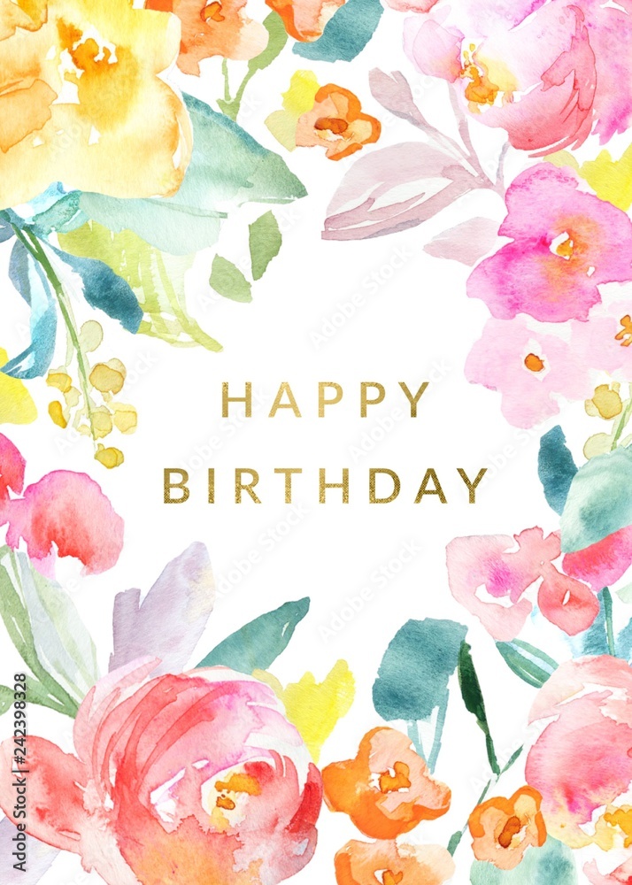 Happy birthday floral deals