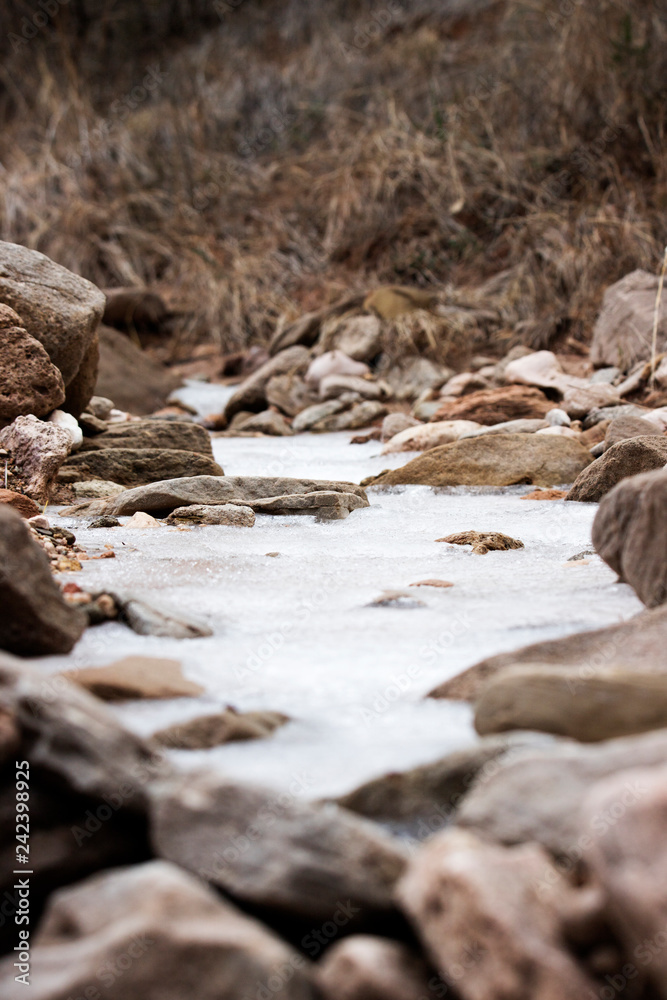 Frozen creek Frozen creek