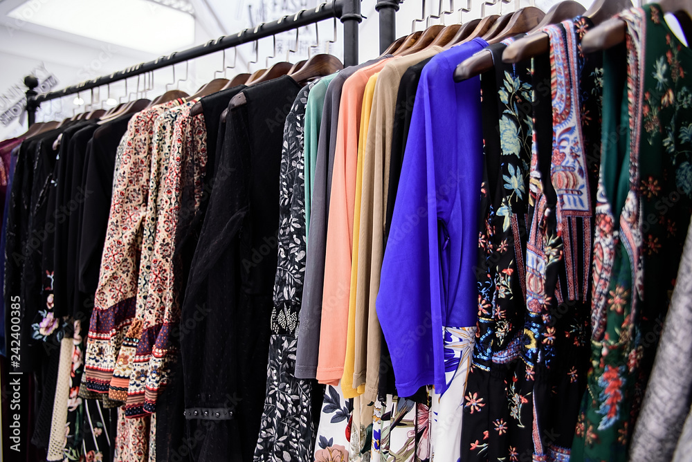 New clothes in the mall / buy clothes