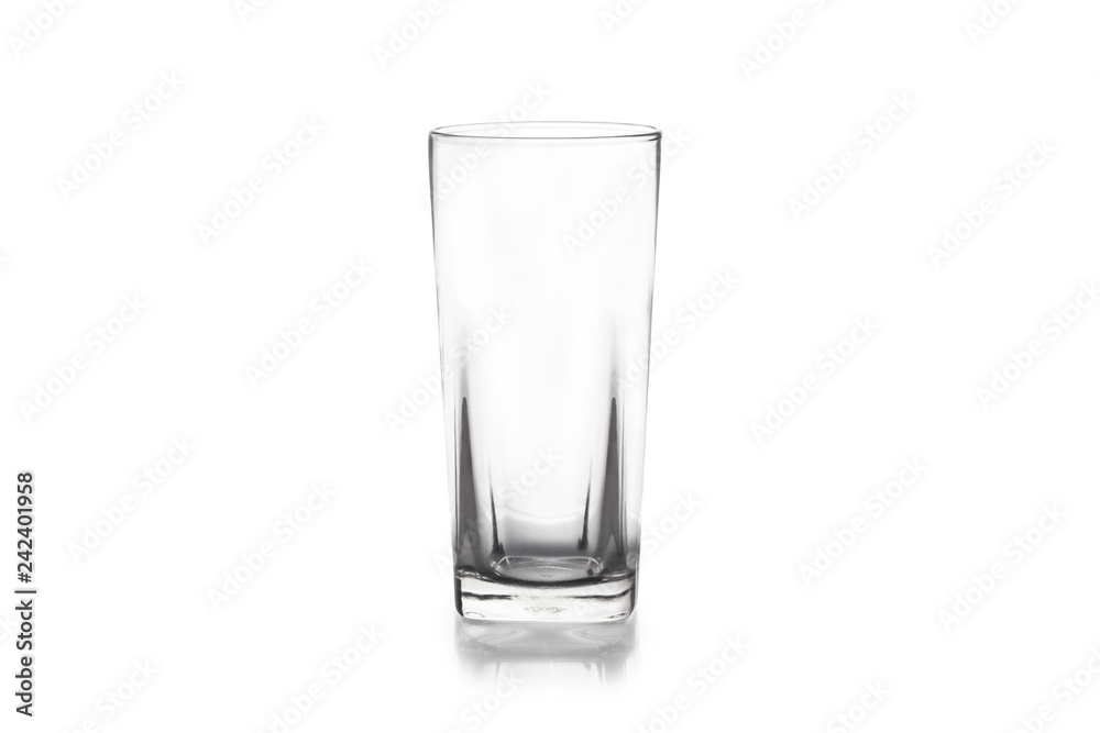glass isolated on a white background glass isolated on a white background