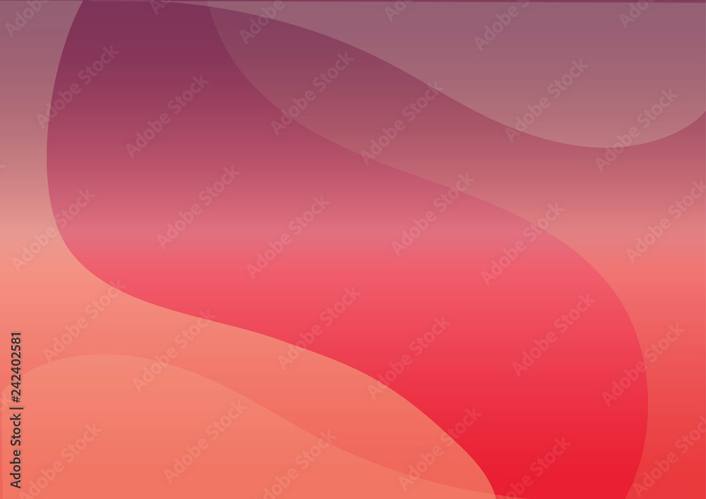 Red gradient with curves vector background Red gradient with curves vector background