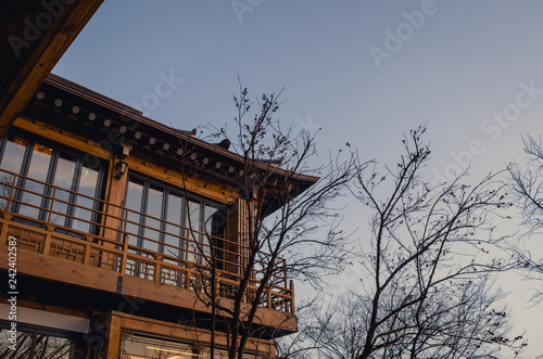 Korean vintage wooden house