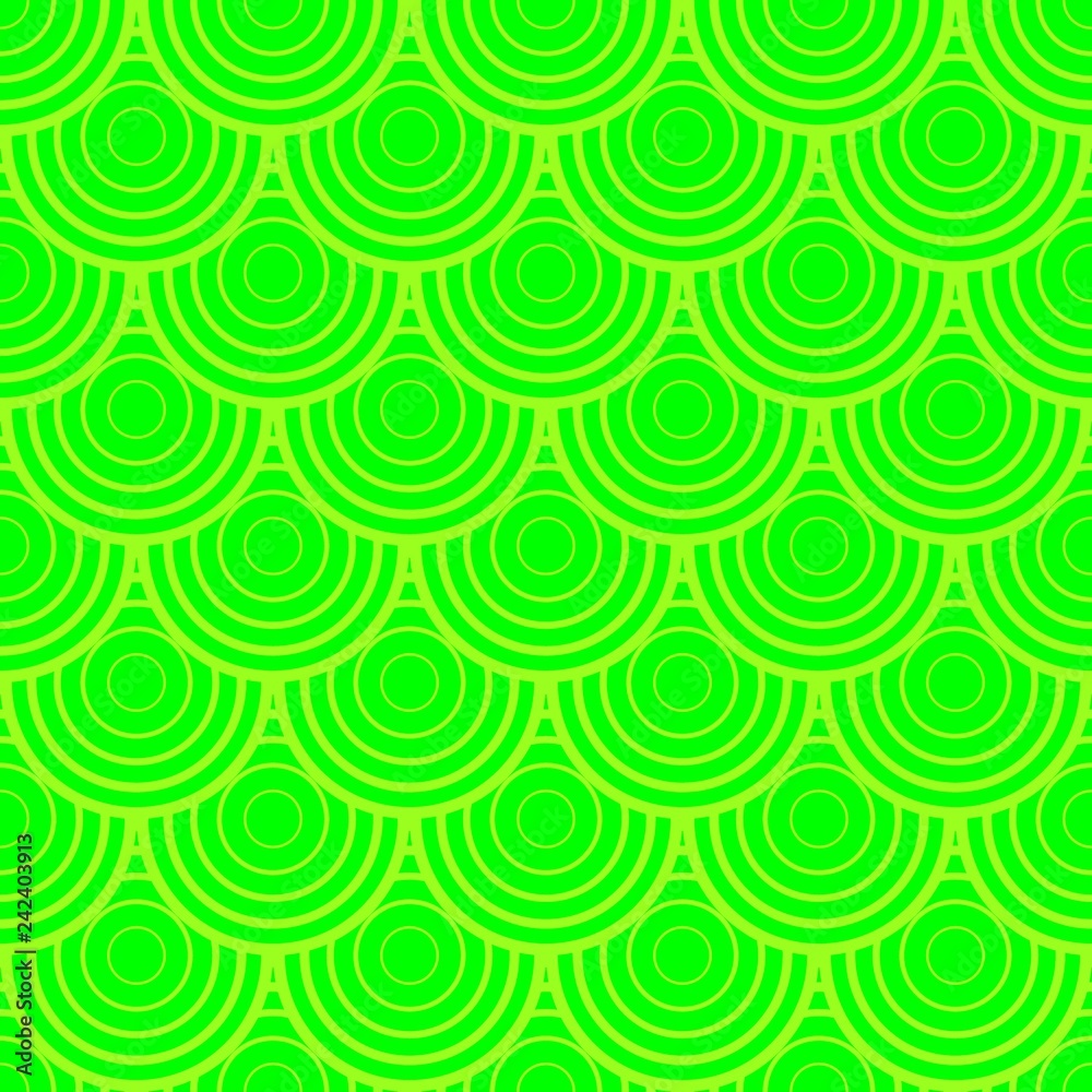 Seamless wave pattern in alien green and white for various purposes such as textile for paper design business, modern beauty for trendy fashion design, energetic wallpaper or business usage