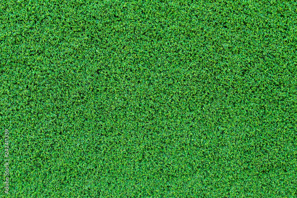 Fototapeta premium Green artificial grass. Background concept.
