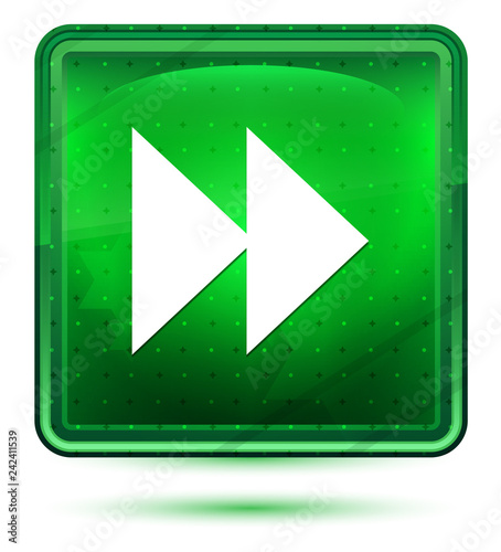 Jump forward icon neon light green square button Free Download Jump forward icon neon light green square button - GFXLoad