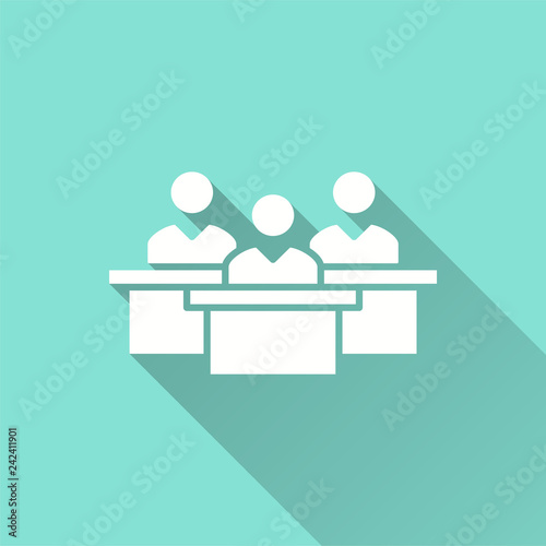 Conference - vector icon for graphic and web design.