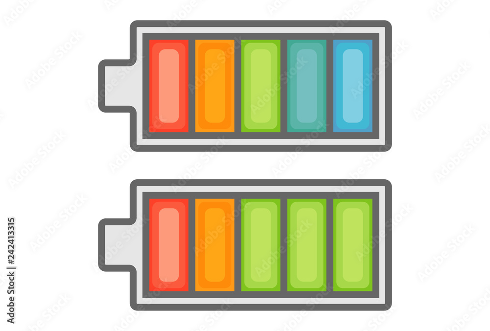 電池アイコン ベクターイラスト Stock Vector Adobe Stock