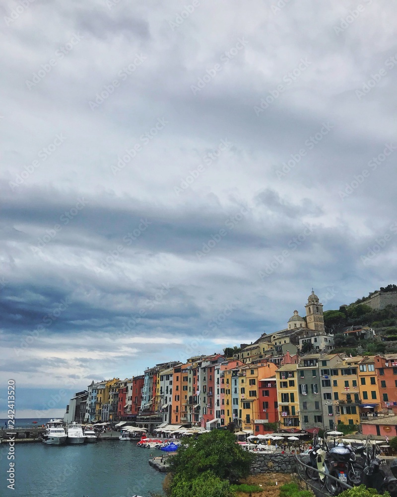 view of the city of cinque terre italy