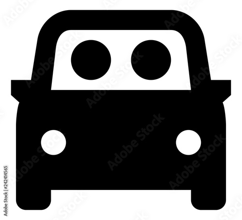 Carpool Rideshare Vector Icon
