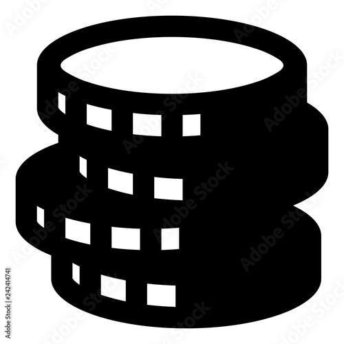 Stack Of Coins Vector Icon