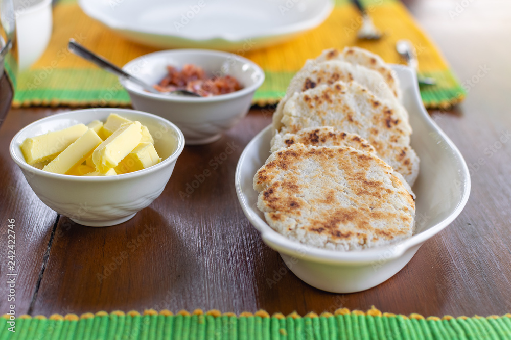 Traditional sri lankan coconut pol roti flat bread Traditional sri lankan coconut pol roti flat bread