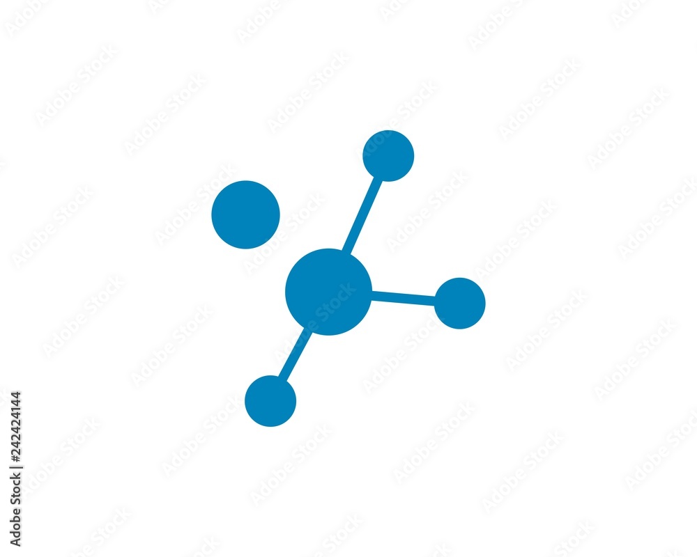 blue molecule logo vector icon illustration design blue molecule logo vector icon illustration design