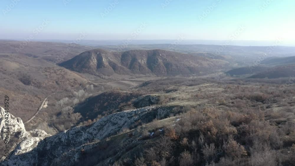 Landscape with endless forests and hills in Eastern Serbia 4K drone video Landscape with endless forests and hills in Eastern Serbia 4K drone video