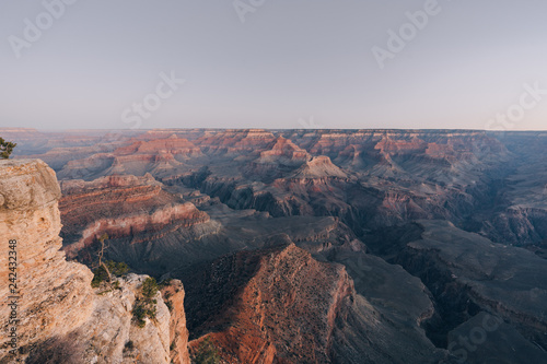 Grand Canyon American Southwest Landscape Rocky Formation Scenery Natural Sunrise