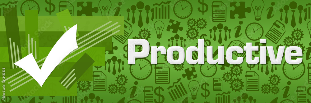 Fototapeta premium Productive Green Business Texture Stroked Stripes 