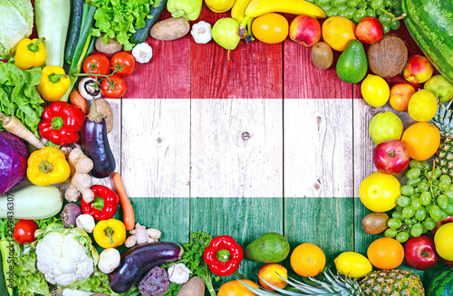 Fresh fruits and vegetables from Hungary