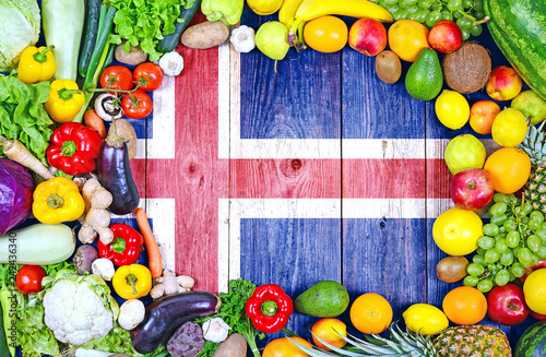 Fototapeta Naklejka Na Ścianę i Meble -  Fresh fruits and vegetables from Iceland