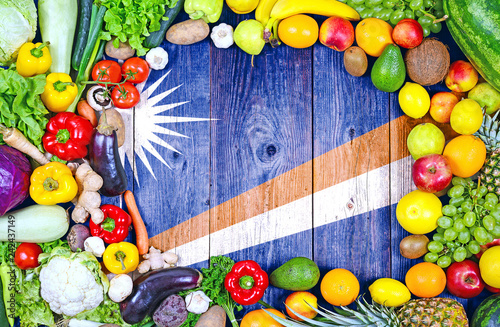Fototapeta Naklejka Na Ścianę i Meble -  Fresh fruits and vegetables from Marshall Islands