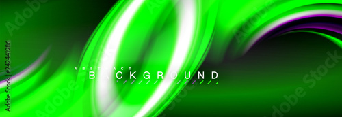 Blurred fluid colors background, abstract waves lines, mixing colours with light effects on light backdrop. Vector artistic illustration for presentation, app wallpaper, banner or posters