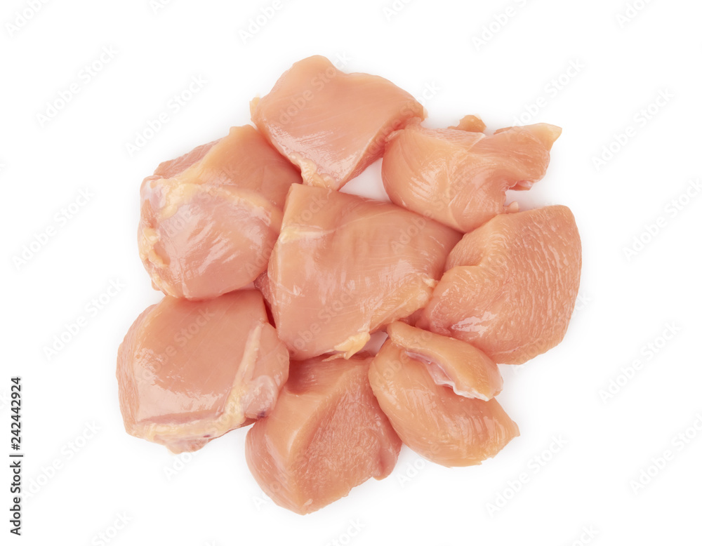Raw chicken fillet Raw chicken fillet