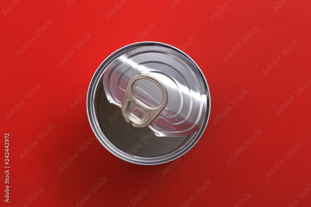 can isolated on red background can isolated on red background