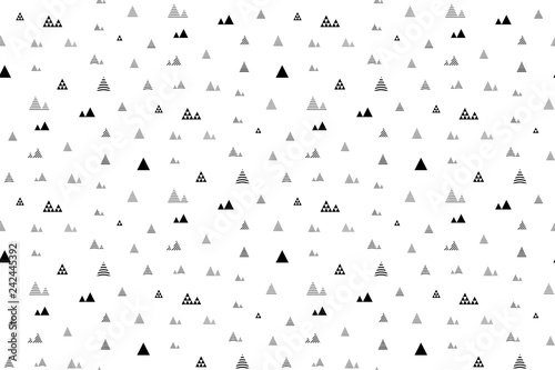 Abstract seamless pattern with little triangles repeat.