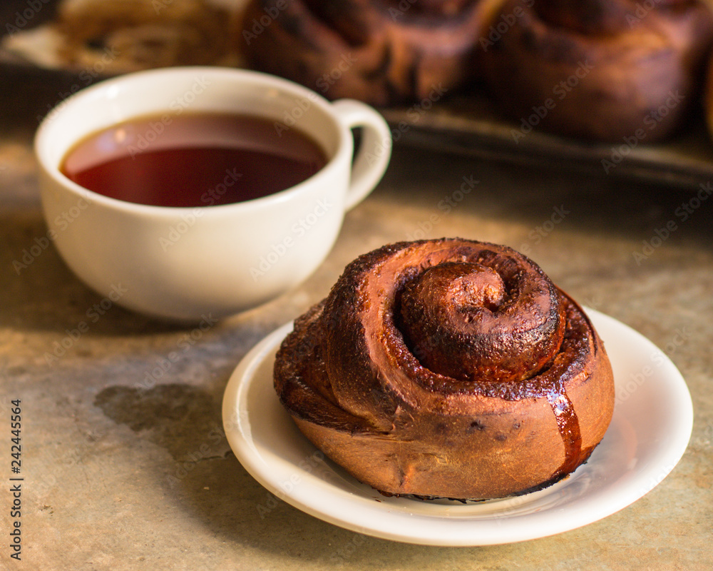buns with cinnamon - Cinnabon cooking process. (food background). copy space buns with cinnamon - Cinnabon cooking process. (food background). copy space