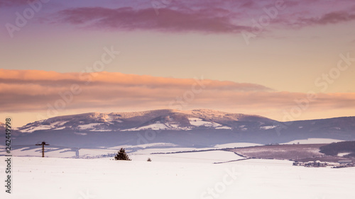 Great Javorina is the highest peak of the White Carpathians photo