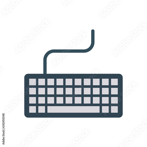 keyboard keys typing