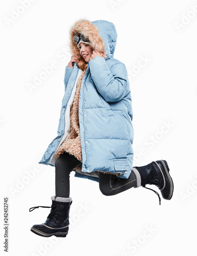 Mädchen als Polarforscher