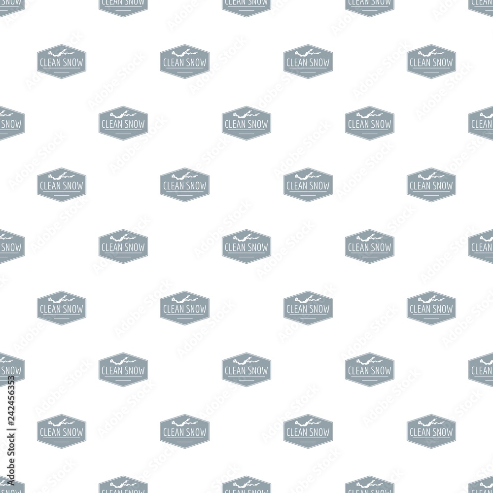 Clean snow pattern vector seamless repeat for any web design