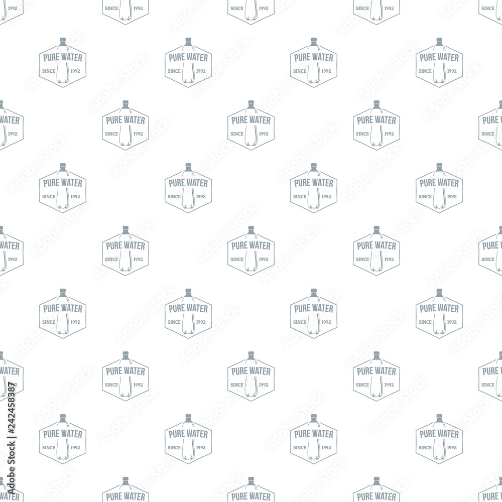 Clean pure water pattern vector seamless repeat for any web design