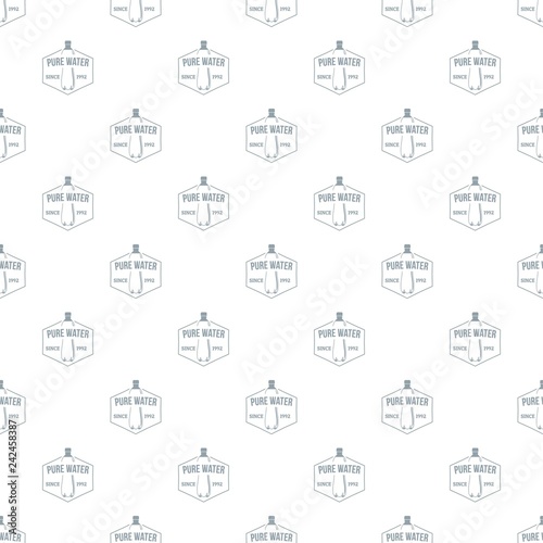 Clean pure water pattern vector seamless repeat for any web design