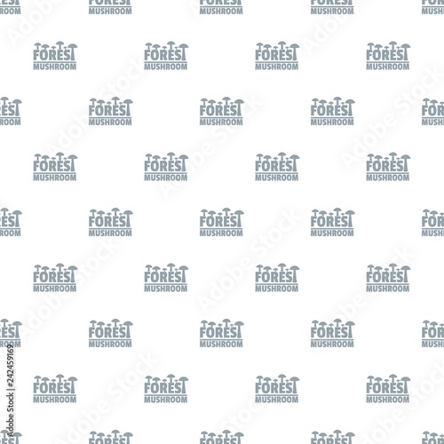 Mushroom pattern vector seamless repeat for any web design