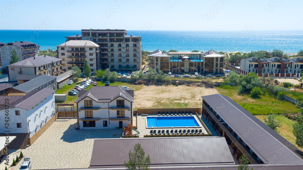 view on the beach
