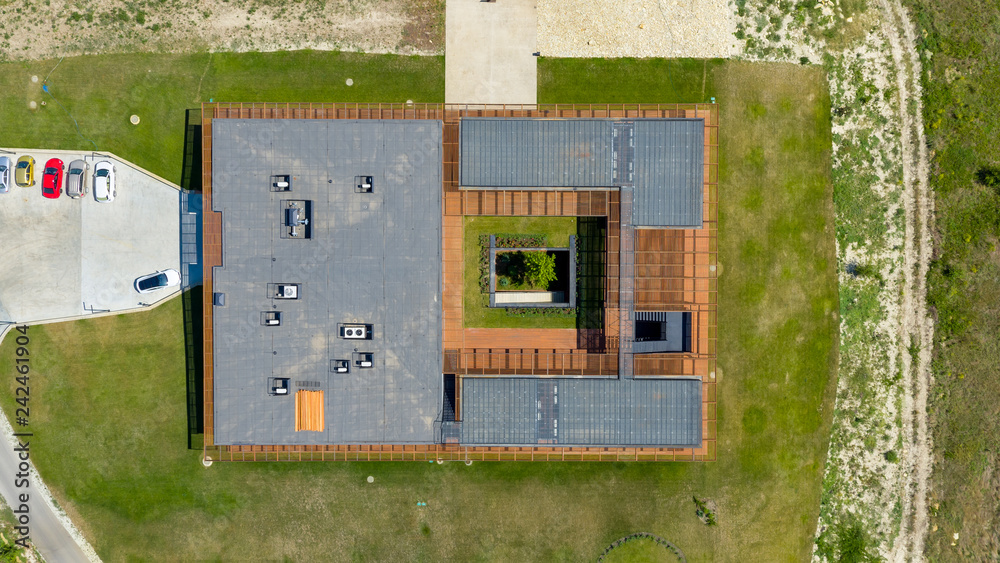 high tech building
