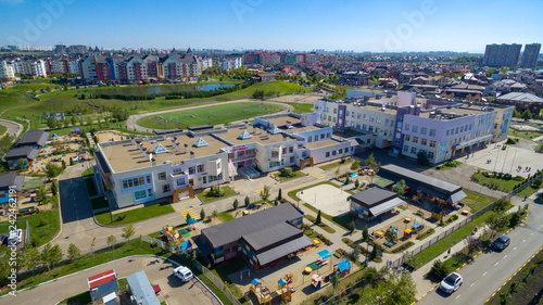 Obraz na płótnie suburb w salonie