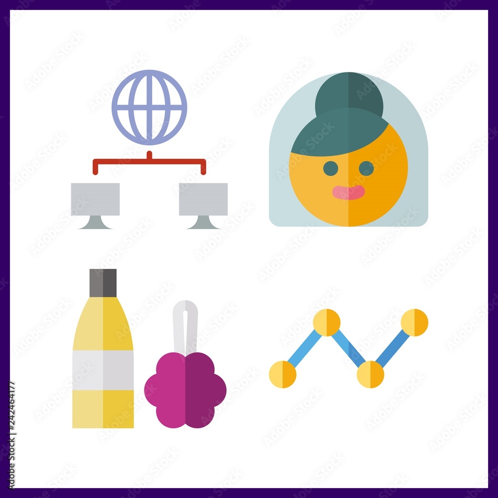 4 up icon. Vector illustration up set. gel and bride icons for up works 4 up icon. Vector illustration up set. gel and bride icons for up works