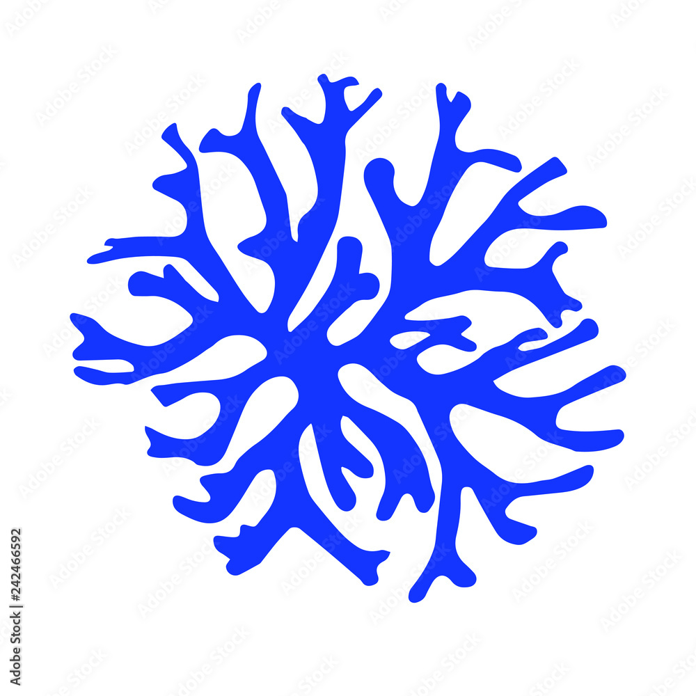 Obraz premium 海藻 海松紋（みるもん）ベクター素材