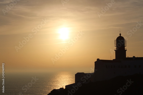 Lighthouse at Sunset © Cato